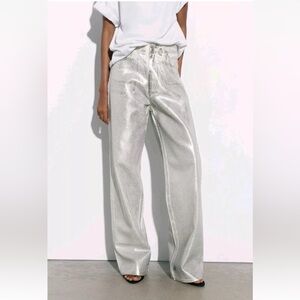 Zara The Boy Boy fit jeans - Silver Sz 8